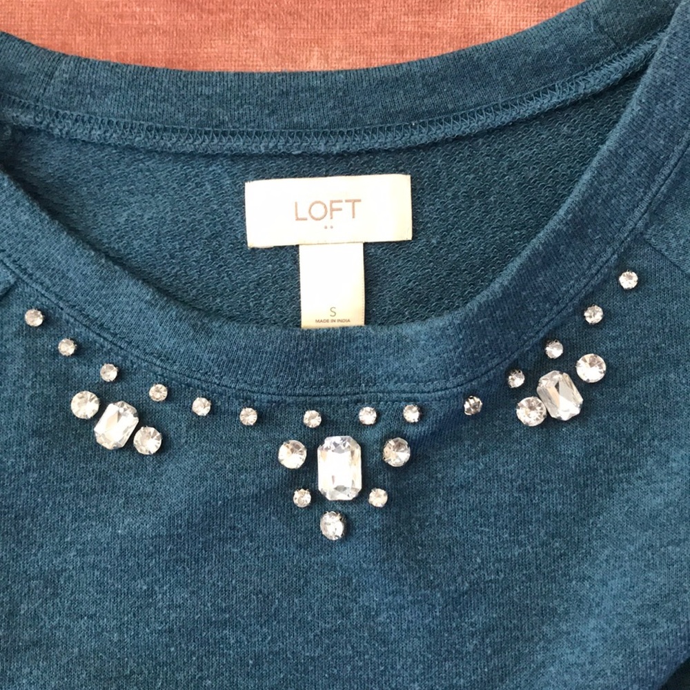 LOFT rhinestone Top